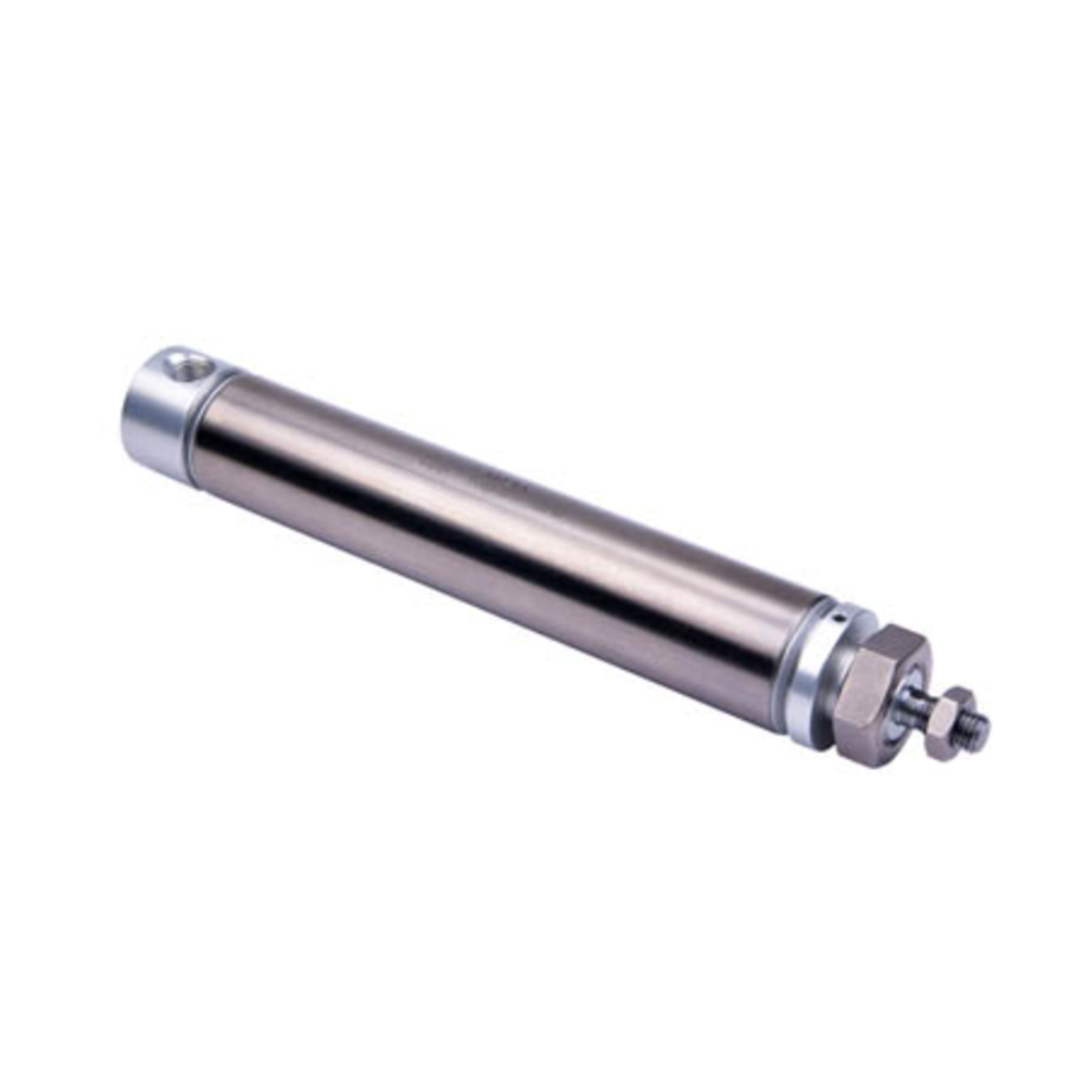 NPB1-1/16X7SRT AIRTAC ROUND LINE CYLINDER<br>NPB SERIES 1 1/16" BORE 7" STROKE, DBL ACT, NOSE MNT W/ REAR PORT, MAGNET